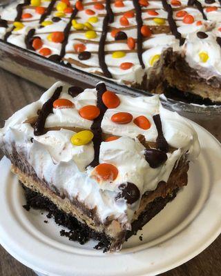 Reese's Pieces Lasagna