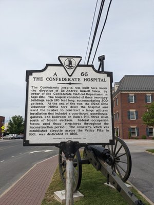 Confederate Hospital Historical Marker