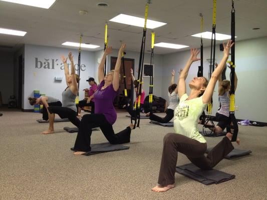 TRX floating yoga