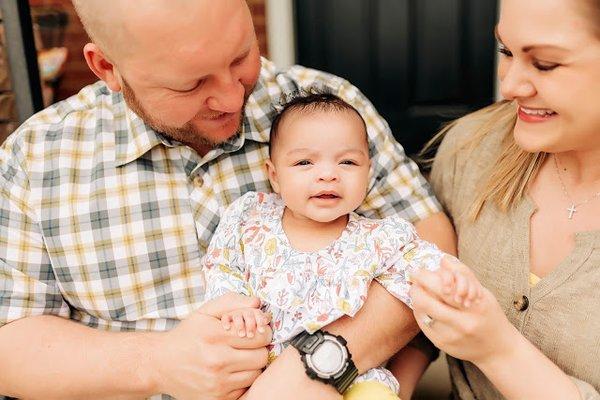 Kevin and Caylee adopted their daughter with the help of Christian Adoption Consultants!