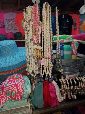 Bijou beaded necklaces..bracelets and lanyards