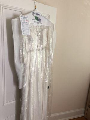 My wedding dress - they did a fabulous job!