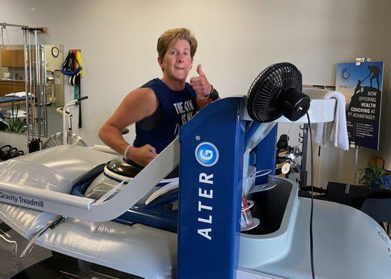 Alter G anti-gravity treadmill