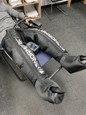 Normatec compression therapy