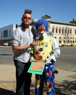 Who has better hair? The Mangler vs. The Clown