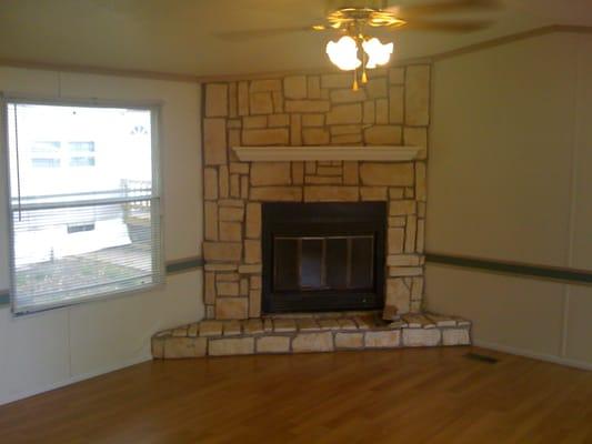 2BR w. fireplace!  $450/month