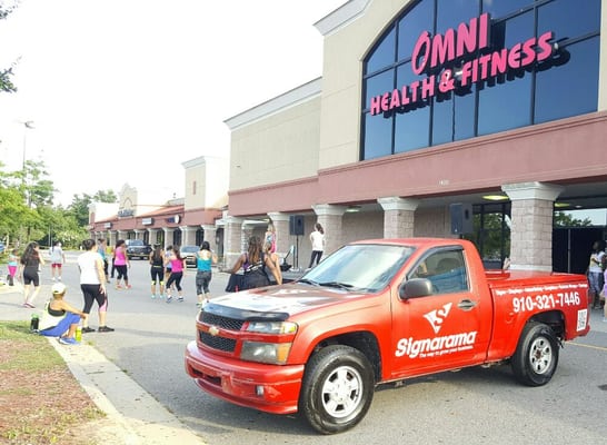 Sponsored the zumba event at Omni Fitness off Owen Dr.