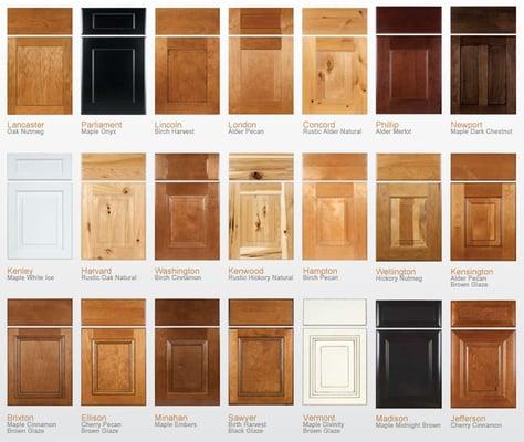 DOOR STYLES AND COLORS