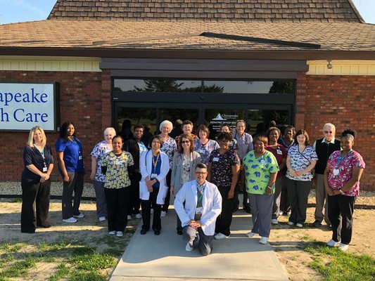 Chesapeake Health Care's Pediatric staff.