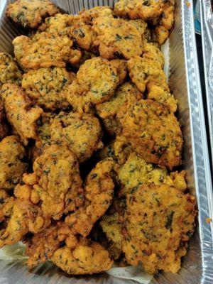 VEGAN Chick Pea and Spinach Fritter