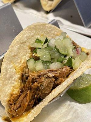 Pork tacos