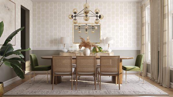 Dining Room- Ceramic Elephant Designs