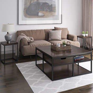 joslin 3pc coffee table set