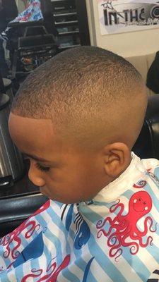 high fade wave length with low sides