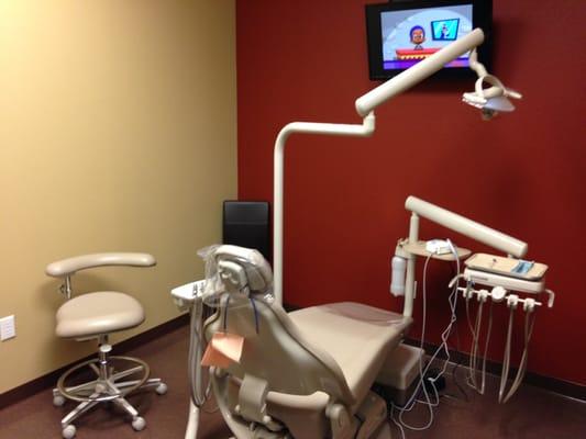 State of the art examination rooms are comfortable and entertaining with flat screen televisions in every room!