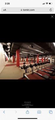 Rubber flooring for fitness areas