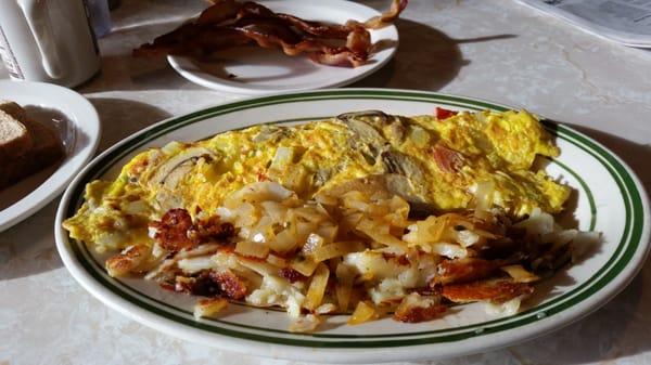 3 egg omelet.