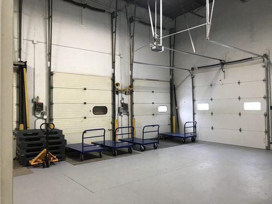 Loading Dock Available for large trucks