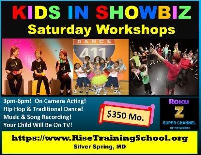 SATURDAY WORKSHOP - KIDS IN  SHOWBIZ!