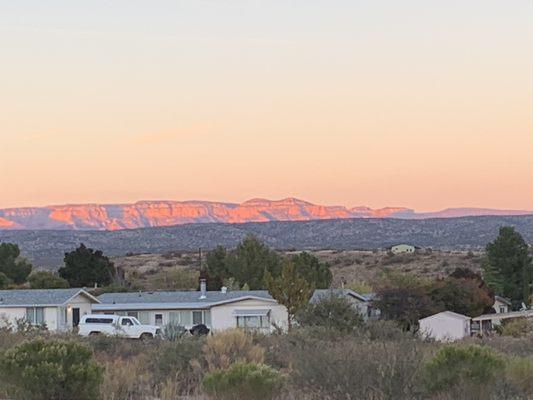 It's the place to wind down in Cottonwood with the sunset.