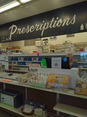 Pharmacy counter