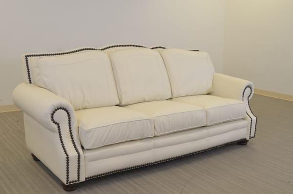 White Leather Sofa in Dallas, Texas