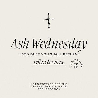 Ash Wednesday 2023