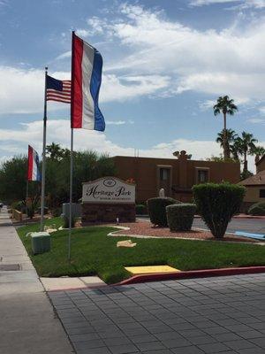 Entrance to heritage park in stober blvd, las vegas