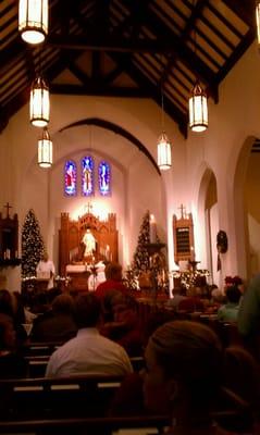 Christmas Eve service.