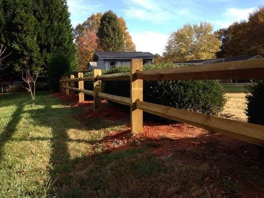 Wood Split Rail