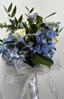 Hydrangea bridal bouquet