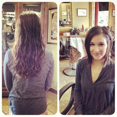 Cut over 8 inches! Love it!