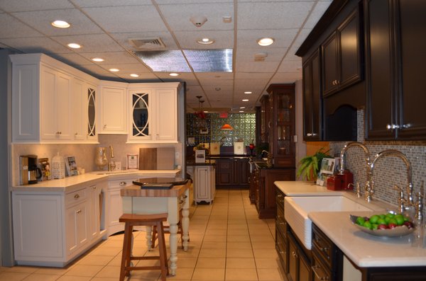 Freeport, NY showroom - 2nd floor kitchen displays