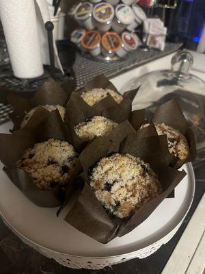 Fresh Homemade Blueberry Muffins