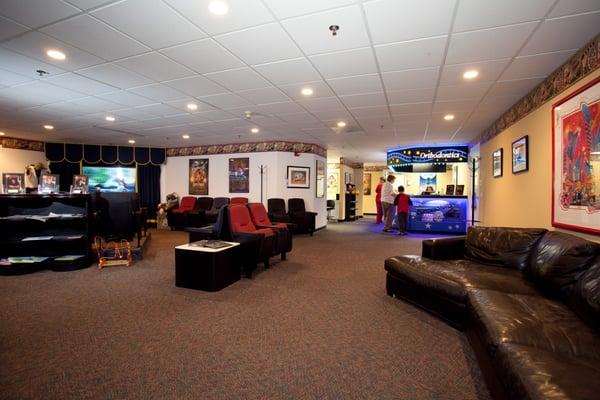 Come check out our movie theater themed office!