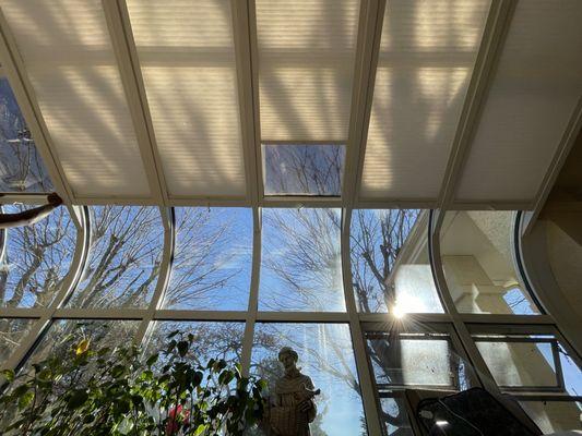 sunroom skylight shades