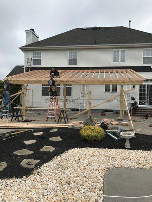 Patio overhang