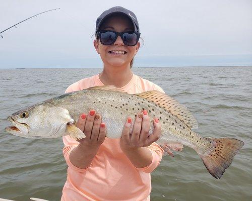 Another solid Matagorda trout!