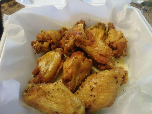 Lemon Pepper Wings.