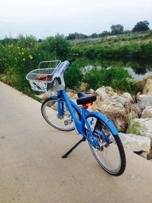 New blue B Cycle bike!