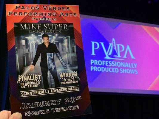 01/20/24 Mike Super 3.0 Magic Illusion Show Program