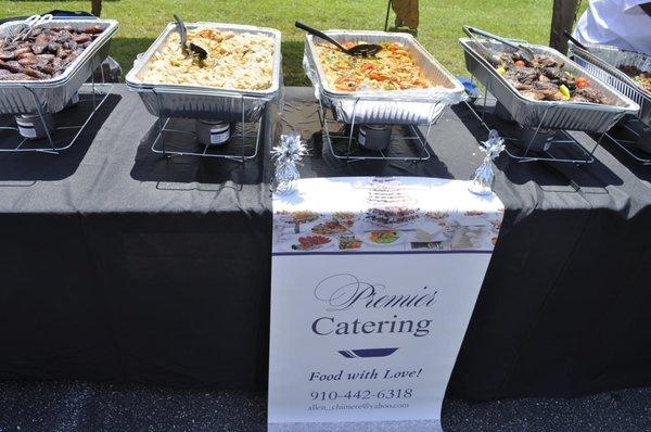 Outdoor Buffet Style Catering