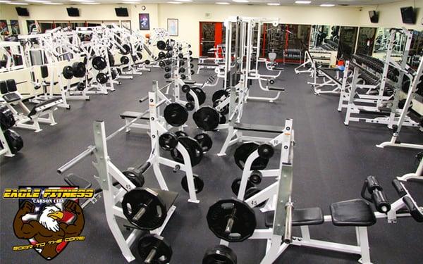 10,000 Sq.Ft. of top of the line Hammer Strength Equipment!