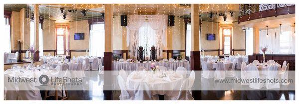 Head table fit for a king and queen