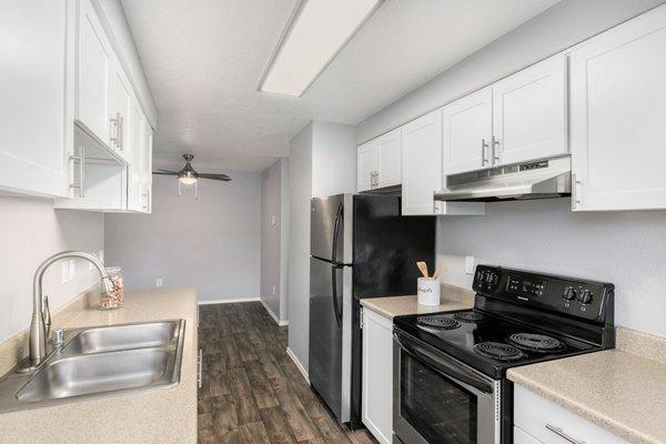 White Renovated Kitchen