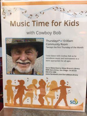 Music time with Cowboy Bob