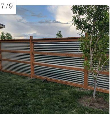 Fence I am currently working on. Very neat idea, fun project.