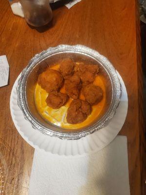 Boneless wings from the tiniest chicken ever