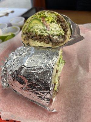 Asada burrito