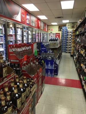 Liquor and beer isle